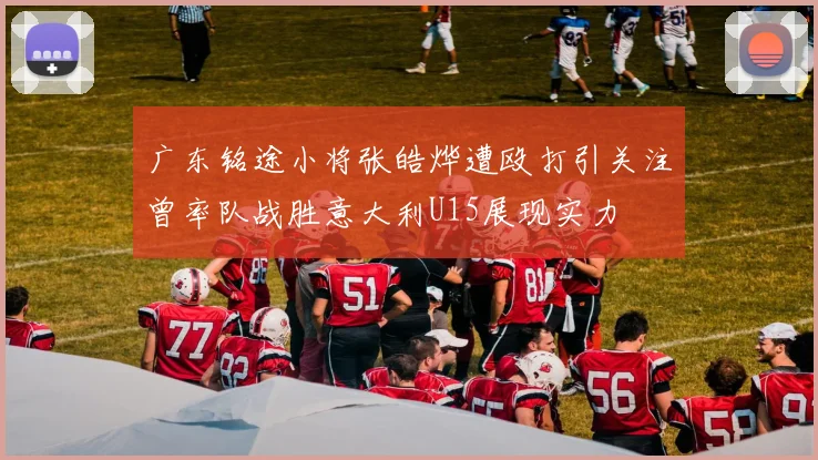 广东铭途小将张皓烨遭殴打引关注曾率队战胜意大利U15展现实力